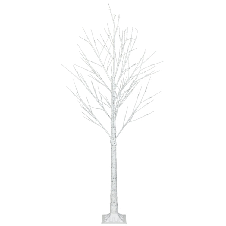 [US Warehouse] 6FT Snowflake Christmas Tree with 96 LED Lamp, US Plug