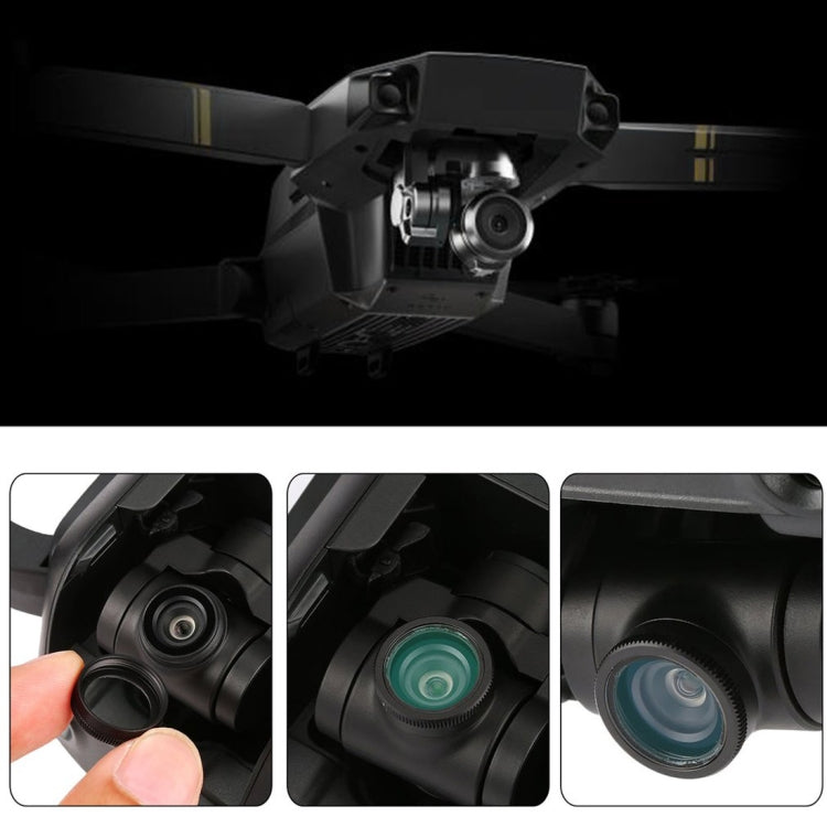 Waterproof Scratchproof Camera UV Lens Filter for DJI Mavic Air Drone(Black)