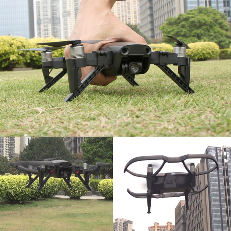 Height Extender Damping Landing Leg Bracket Protector for DJI Mavic Air(Black)