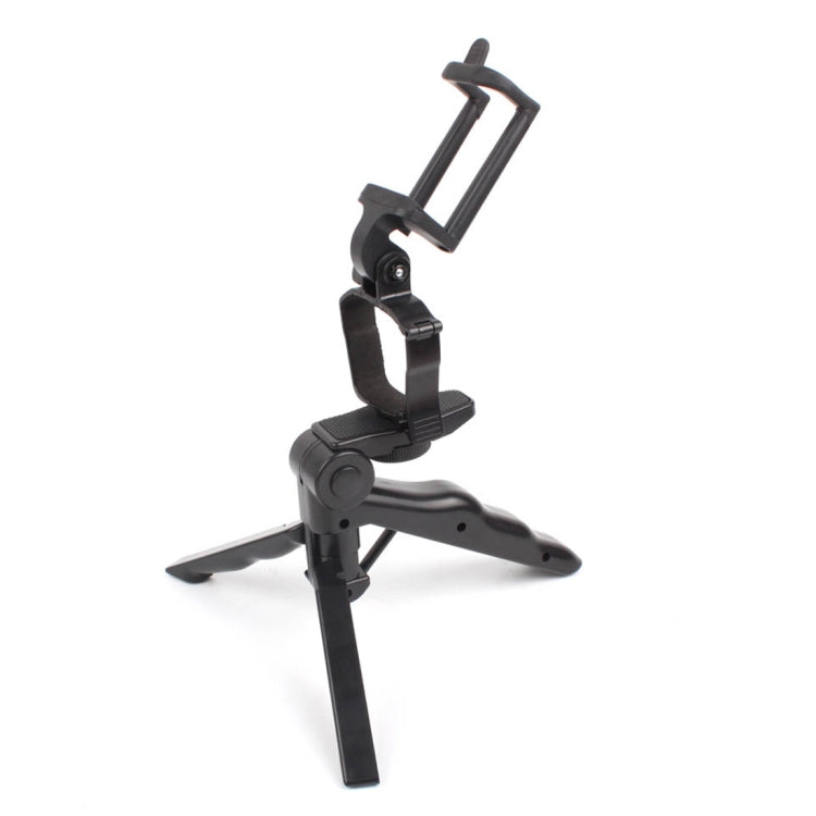 Hand Grip Handheld Gimbal Stabilizer Tripod Mount with Phone Clamp for DJI Shark(Black)
