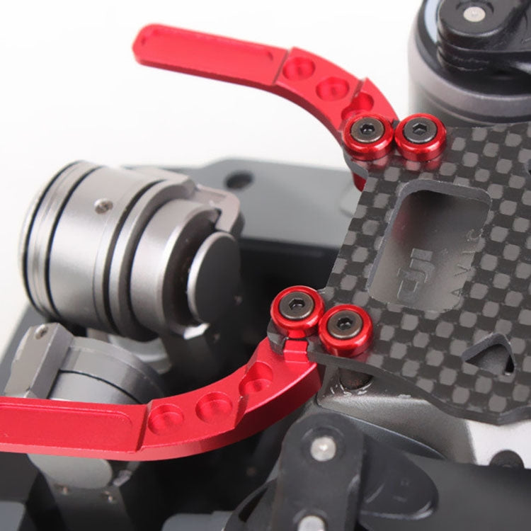 Carbon Fiber Gimbal and Body Protective Board Set for DJI Mavic Pro (Black+Red)