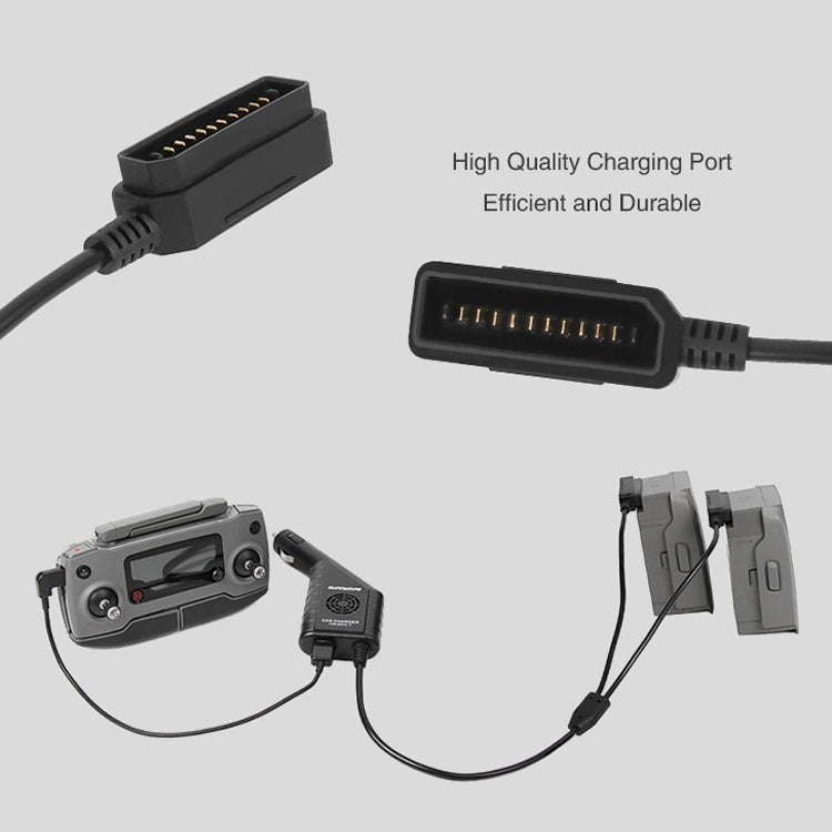 3 in 1 Car Charger Platinum Remote Controller & Battery for DJI MAVIC 2 Pro / Zoom