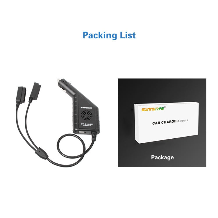 3 in 1 Car Charger Platinum Remote Controller & Battery for DJI MAVIC 2 Pro / Zoom