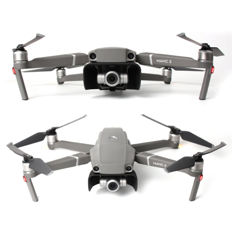 Camera Lens Sunshade Anti-glare Hood for DJI Mavic 2 Pro / Zoom(Black)