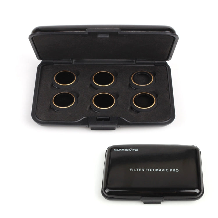 6 in 1 HD Drone Camera ND32/16/8/4 & CPL & UV Lens Filter Set for DJI Mavic Pro