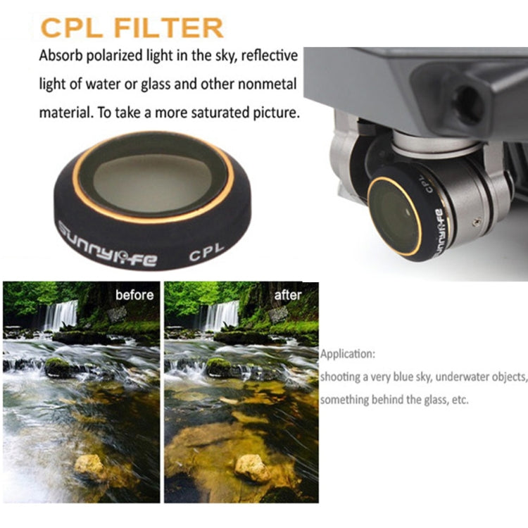 6 in 1 HD Drone Camera ND32/16/8/4 & CPL & UV Lens Filter Set for DJI Mavic Pro