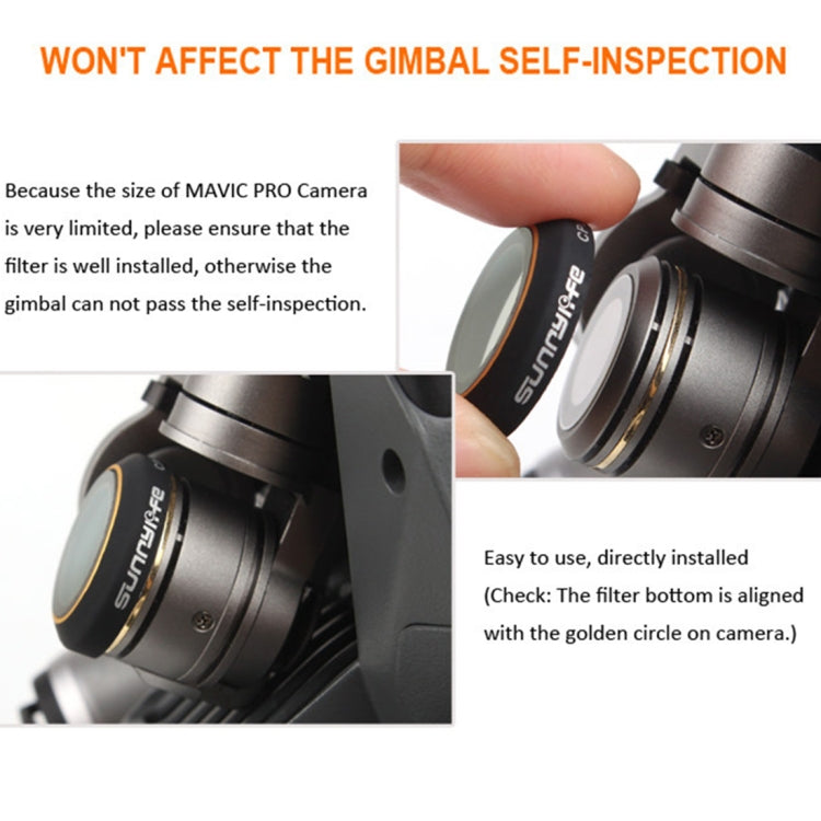 6 in 1 HD Drone Camera ND32/16/8/4 & CPL & UV Lens Filter Set for DJI Mavic Pro