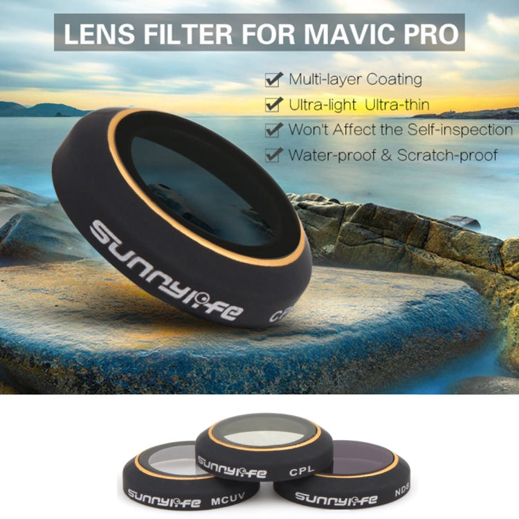 3 in 1 HD Drone Camera ND8 & CPL & UV Lens Filter Set for DJI Mavic Pro