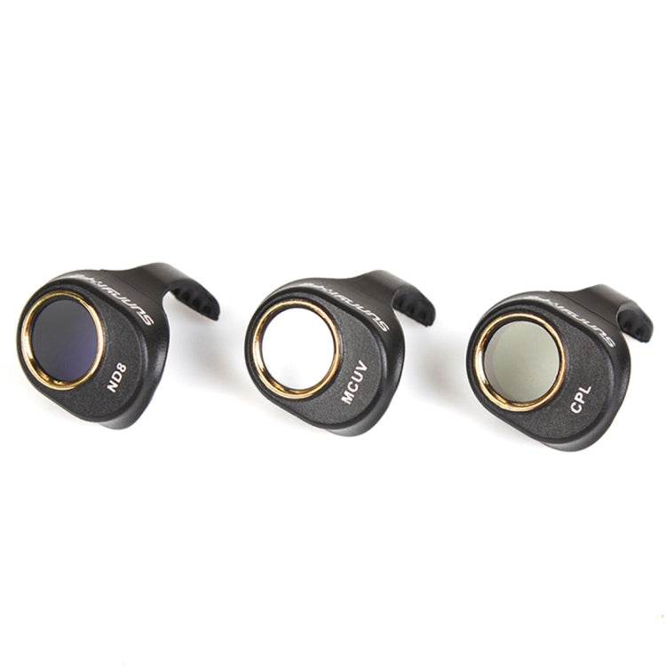 3 in 1 HD Drone Camera ND8 & CPL & UV Lens Filter Set for DJI Spark