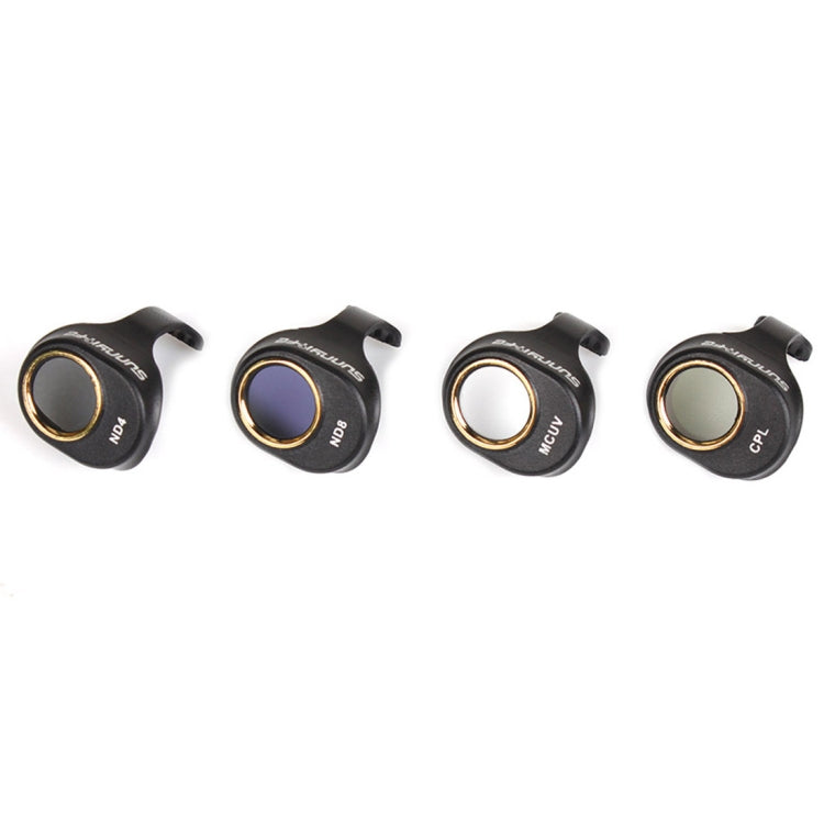 4 in 1 HD Drone Camera ND8/4 & CPL & UV Lens Filter Set for DJI Spark