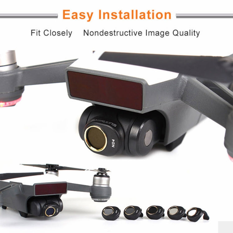 6 in 1 HD Drone Camera ND32/16/8/4 & CPL & UV Lens Filter Set for DJI Spark
