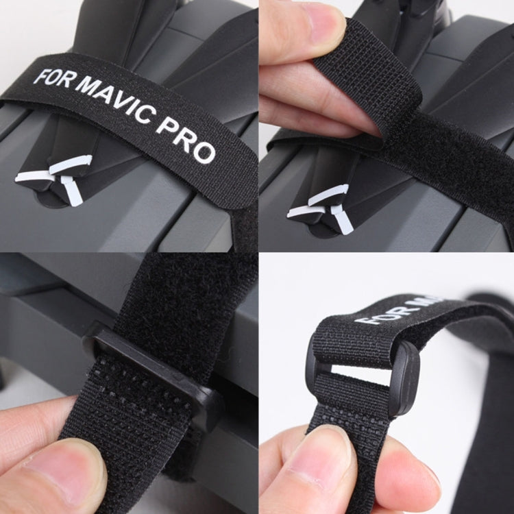 2 PCS Propeller Stabilizer Enfoldment Fixing Strap for DJI Mavic Pro