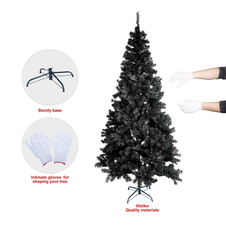 [US Warehouse] 7.5FT PVC Artificial Christmas Tree with 1500 Branches