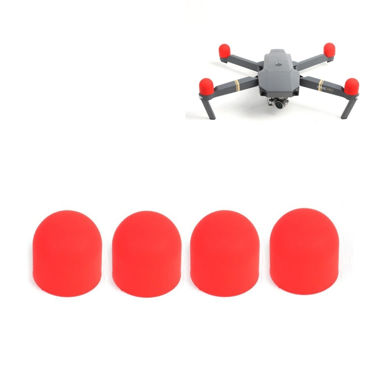 4 PCS Motor Protective Cover Motors Silicone Cap Protector for DJI Mavic Pro