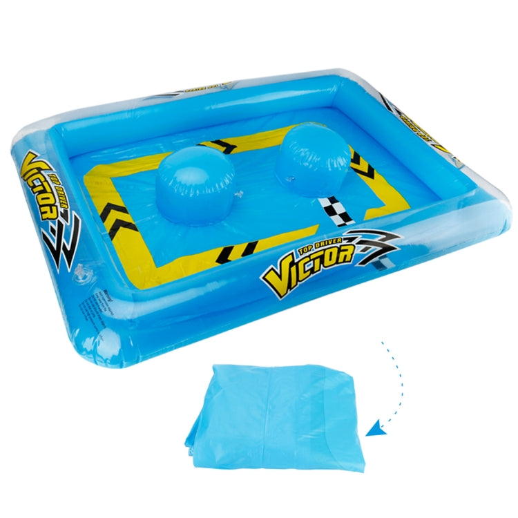 Water Play Fun Inflatable PVC Regatta Racing Pools Shallow Pool for Mini RC Boat, Inflated Size: 117*81*13cm