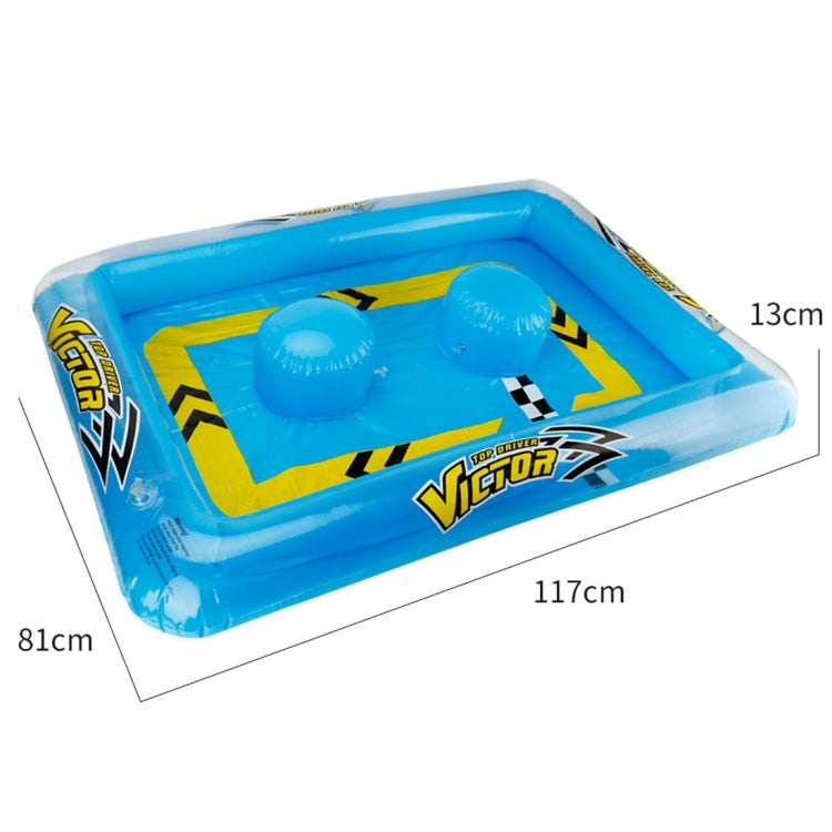 Water Play Fun Inflatable PVC Regatta Racing Pools Shallow Pool for Mini RC Boat, Inflated Size: 117*81*13cm
