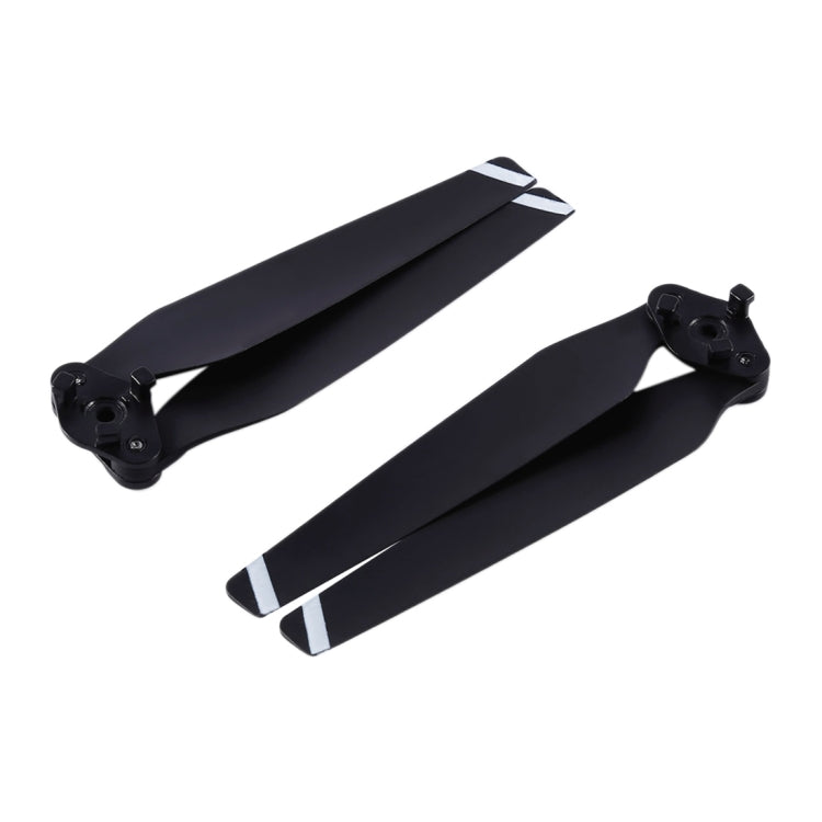 2 Pairs 8330F Nylon Foldable Quick-Release CW / CCW Propellers for DJI Maivc Pro(Black)