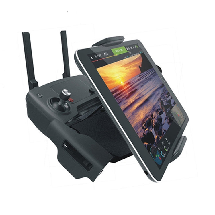 360 Degrees Rotatable Phone / Tablet Holder for DJI Mavic Pro Transmitter, Suitable for 4-12 inch Smartphone / Tablet(Black)