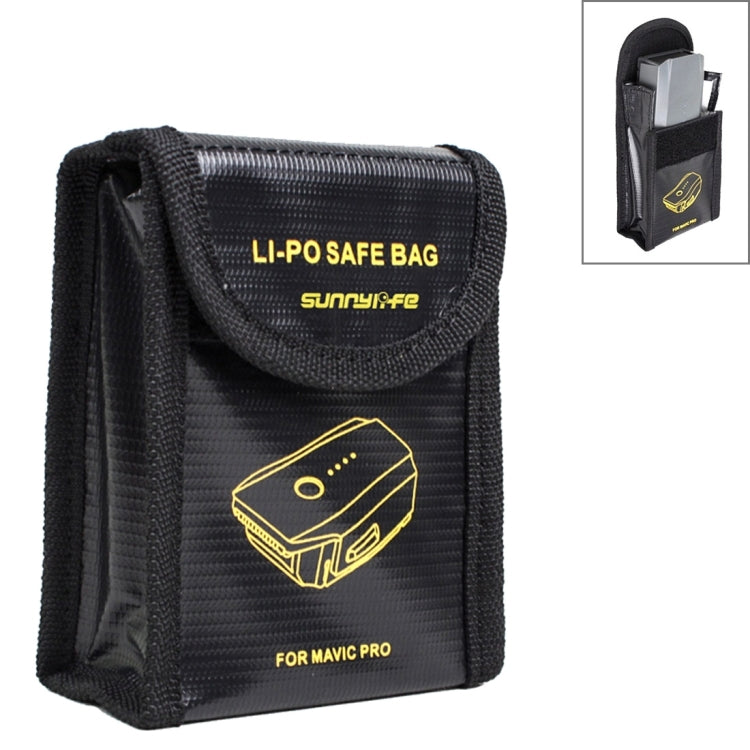 Battery Explosion-proof Bag for DJI Mavic Pro(Black)