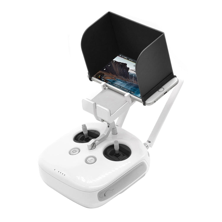 L128 Screen Hood for DJI Phantom 3 / 4 & Inspire & Mavic Pro Transmitter, Gimbal, Phones with Length Screen Between 12.1cm and 12.8cm(Black)