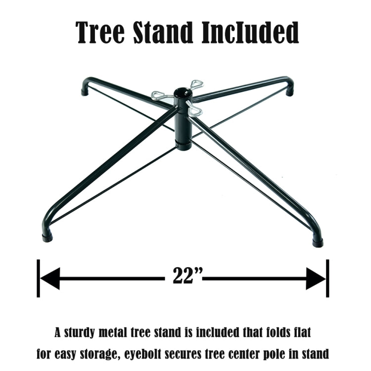 [US Warehouse] 7.5FT Indoor Outdoor Christmas Holiday Decoration Pencil Flocking Christmas Tree