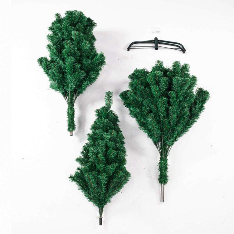 [US Warehouse] 7FT Indoor Outdoor Christmas Holiday Decoration Christmas Tree with 1100 Branches