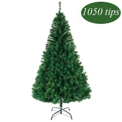 [US Warehouse] 6FT Indoor Outdoor Christmas Holiday Decoration Christmas Tree with 1050 Branches