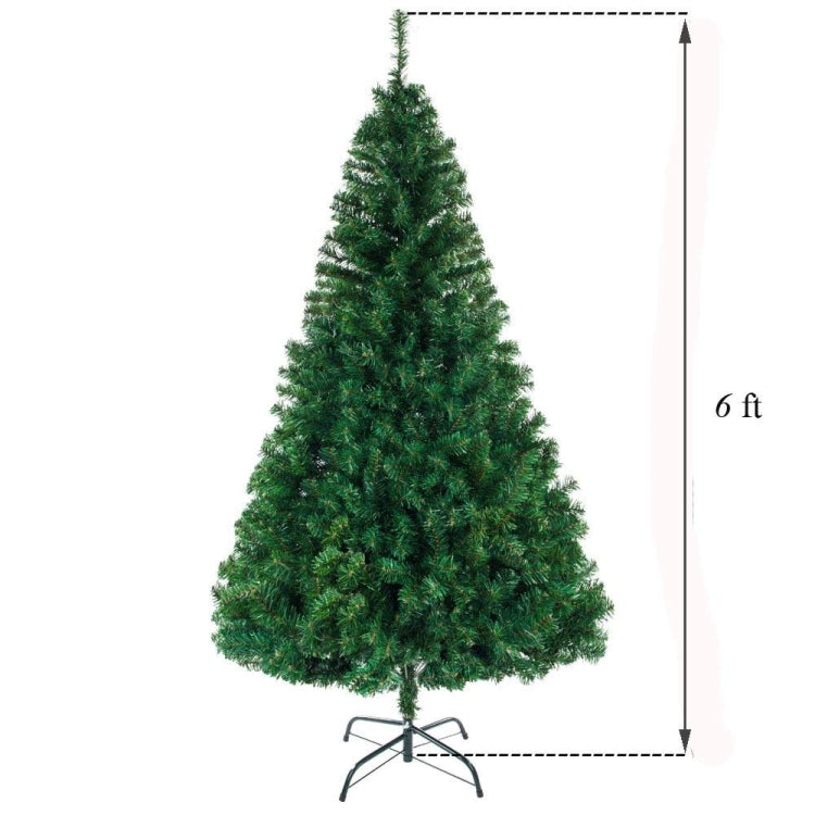 [US Warehouse] 6FT Indoor Outdoor Christmas Holiday Decoration Christmas Tree with 1050 Branches
