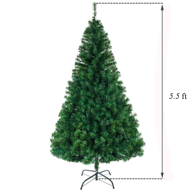 [US Warehouse] 5.5FT Indoor Outdoor Christmas Holiday Decoration Christmas Tree with 850 Branches
