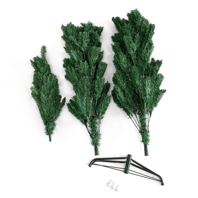 [US Warehouse] 7.5FT Indoor Outdoor Christmas Holiday Decoration Pointed PVC Pen Holder Christmas Tree
