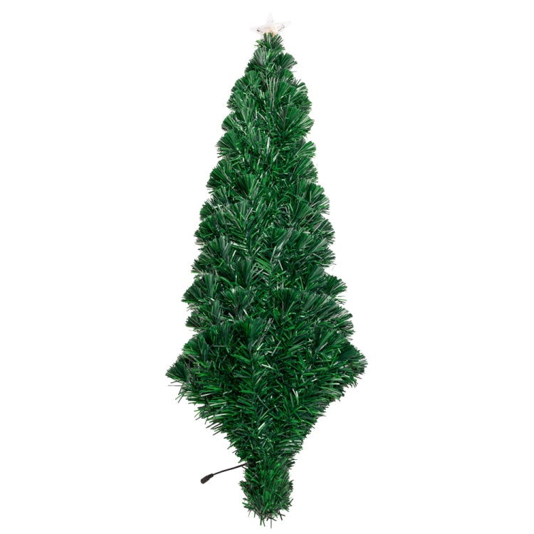 [US Warehouse] 7.5FT Indoor Outdoor Christmas Holiday Decoration Fiber Optic Christmas Tree with 260 Branches & 260 LED Lamps
