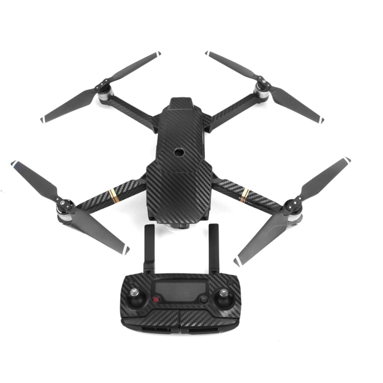 Carbon Fiber Sticker Kit for DJI Mavic Pro Quadcopter & Remote Controller & Battery
