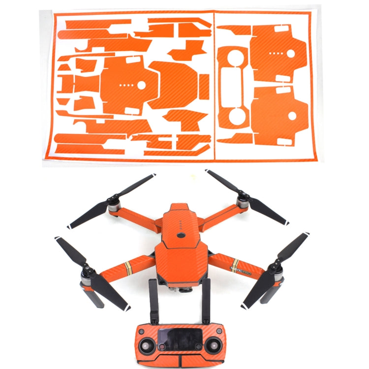 Carbon Fiber Sticker Kit for DJI Mavic Pro Quadcopter & Remote Controller & Battery