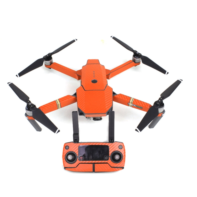 Carbon Fiber Sticker Kit for DJI Mavic Pro Quadcopter & Remote Controller & Battery