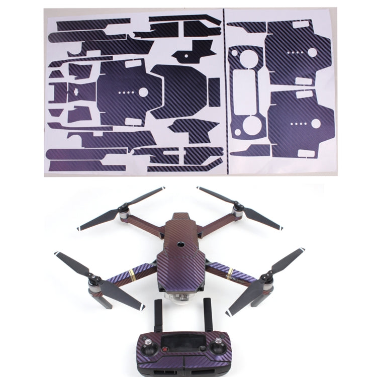 Carbon Fiber Sticker Kit for DJI Mavic Pro Quadcopter & Remote Controller & Battery