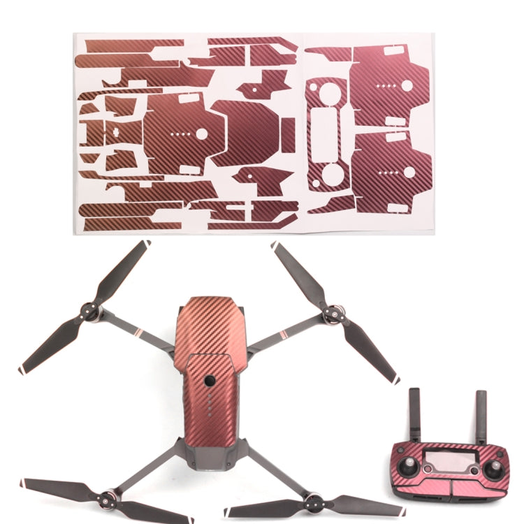 Carbon Fiber Sticker Kit for DJI Mavic Pro Quadcopter & Remote Controller & Battery