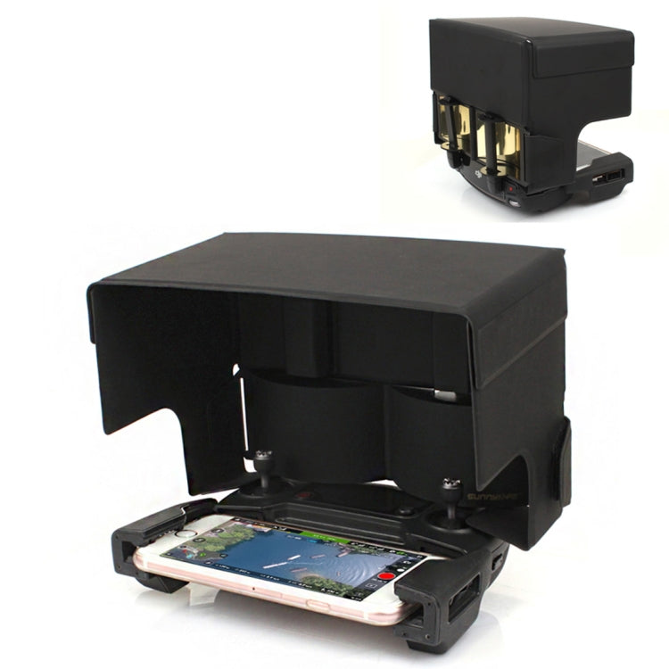 2 in 1 Foldable Remote Control Paraboloid Signal Booster & Remote Controller Lens Hood For DJI Mavic Pro & Spark