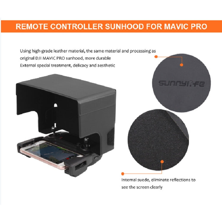 2 in 1 Foldable Remote Control Paraboloid Signal Booster & Remote Controller Lens Hood For DJI Mavic Pro & Spark