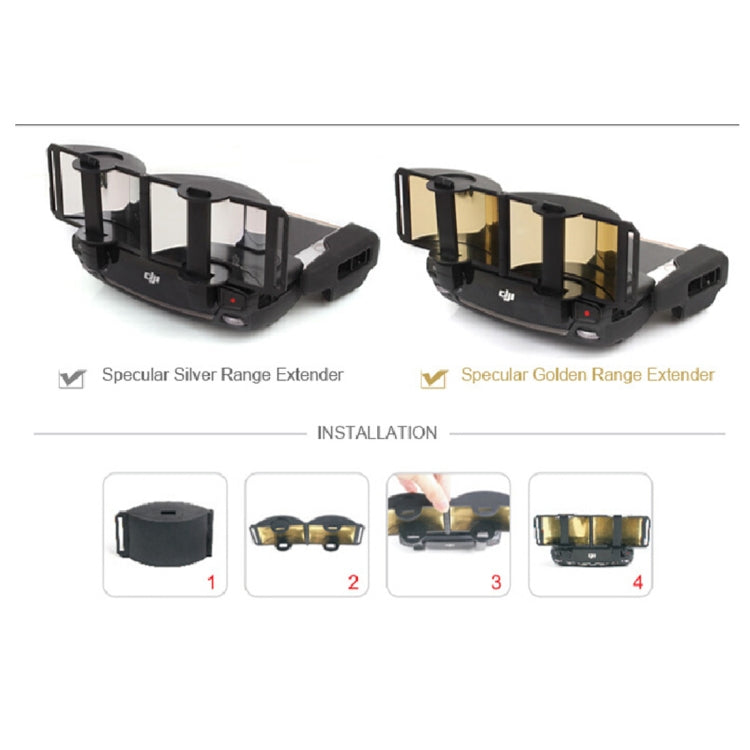 2 in 1 Foldable Remote Control Paraboloid Signal Booster & Remote Controller Lens Hood For DJI Mavic Pro & Spark