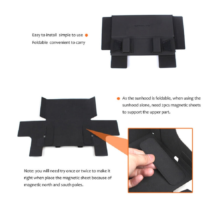 2 in 1 Foldable Remote Control Paraboloid Signal Booster & Remote Controller Lens Hood For DJI Mavic Pro & Spark