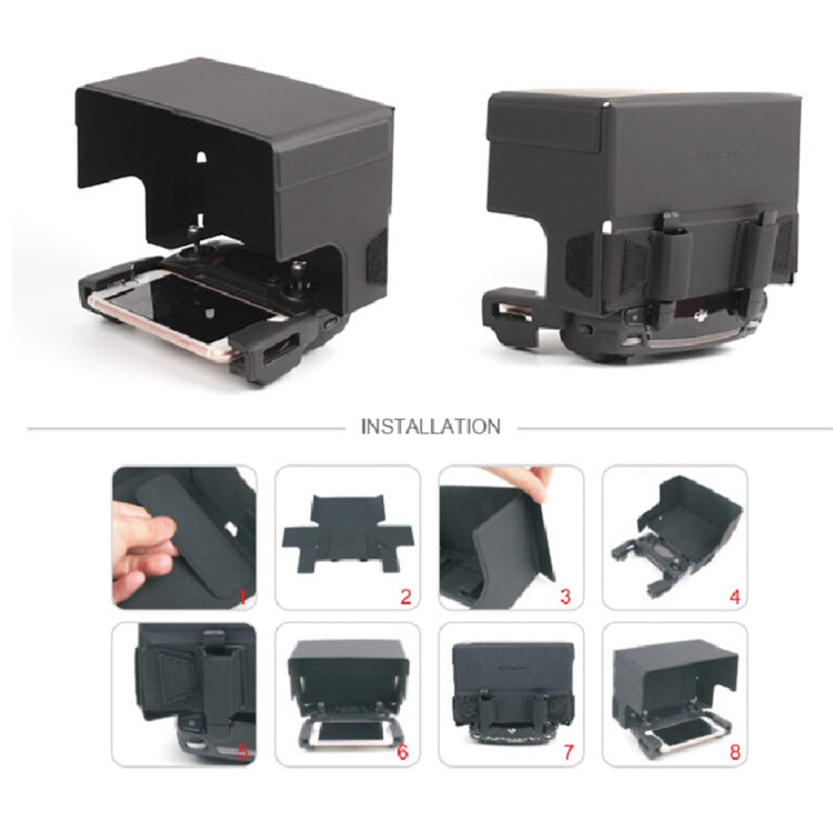 2 in 1 Foldable Remote Control Paraboloid Signal Booster & Remote Controller Lens Hood For DJI Mavic Pro & Spark