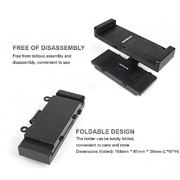 Foldable Extendable 360 Degree Rotation Phone / Tablet Holder for DJI Mavic Pro & Spark Transmitter, Suitable for 4.7 - 12.9 inch Smartphone / Tablet (6-24.6cm Width)