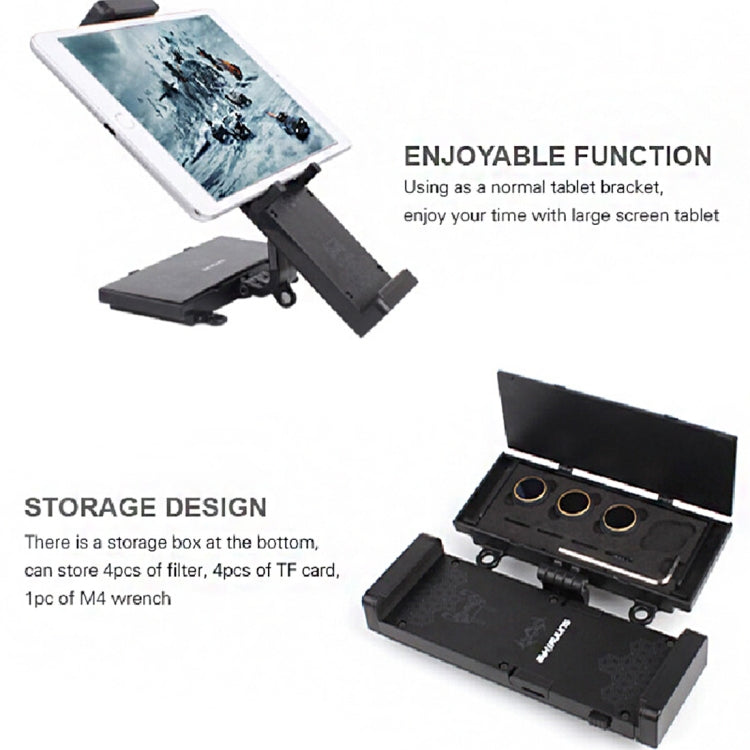 Foldable Extendable 360 Degree Rotation Phone / Tablet Holder for DJI Mavic Pro & Spark Transmitter, Suitable for 4.7 - 12.9 inch Smartphone / Tablet (6-24.6cm Width)