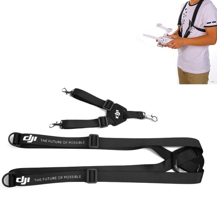 Double Shoulder Buckle Hanging Strap & Back Strap for DJI Phamtom 4 & 3 & 2 / Inspire 1 Remote Controller