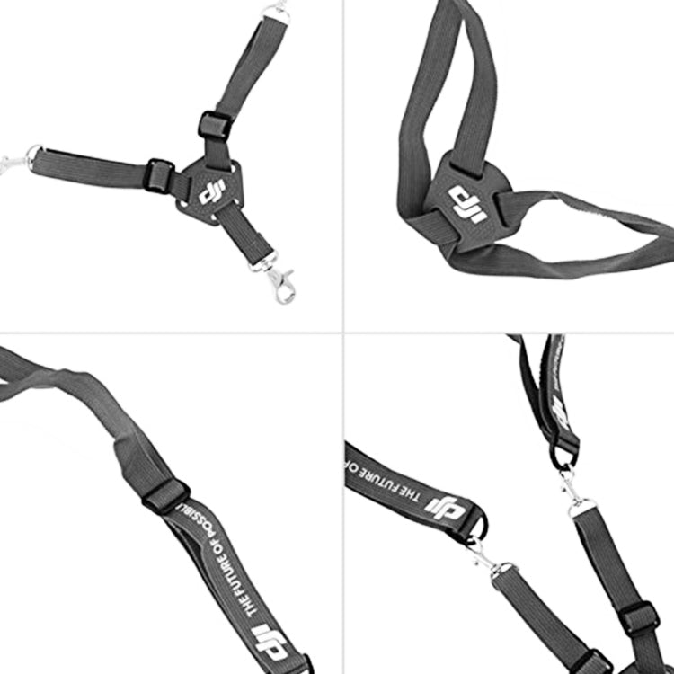 Double Shoulder Buckle Hanging Strap & Back Strap for DJI Phamtom 4 & 3 & 2 / Inspire 1 Remote Controller