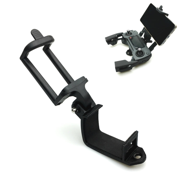 Front Positioned Phone Holder for DJI Mavic Pro & Spark Remote Controller, Suitable for 50-85mm Width Smartphone(Black)