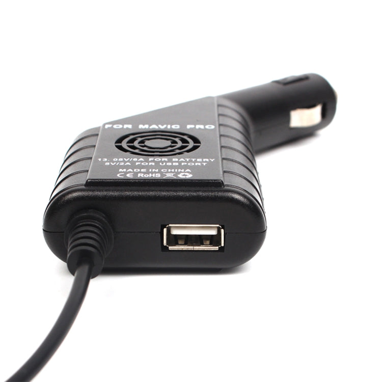 2 in 1 Car Charger for DJI MAVIC PRO Platinum Remote Controller & Battery