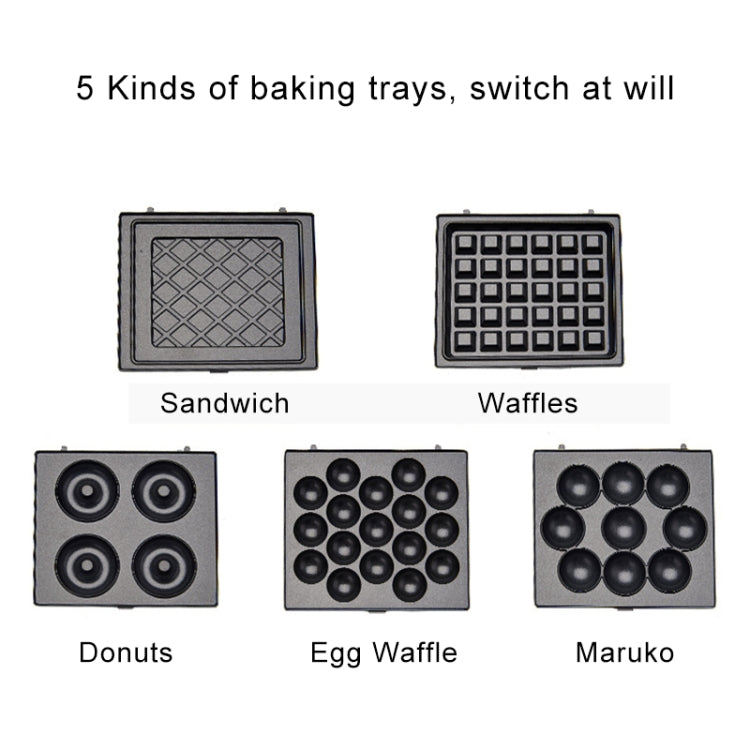 Multifunctional Waffle Maker Toaster Home Breakfast Machine Toast Pressure Roast