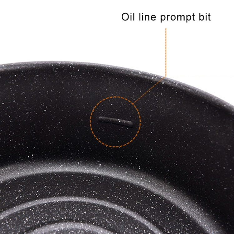 Household Oil-saving Small Frypot Non-stick Pan with Filter Holder, Mouth Diameter: 20cm