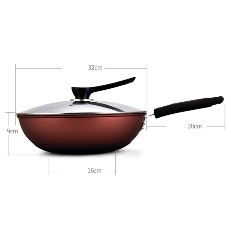 Healthy Wok Thickened Non-stick Pan, Mouth Diameter: 32cm